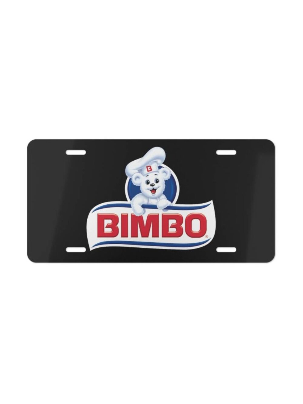 Bimbo Bakeries Logo Vanity License Plate USA Made Aluminum Car Tag